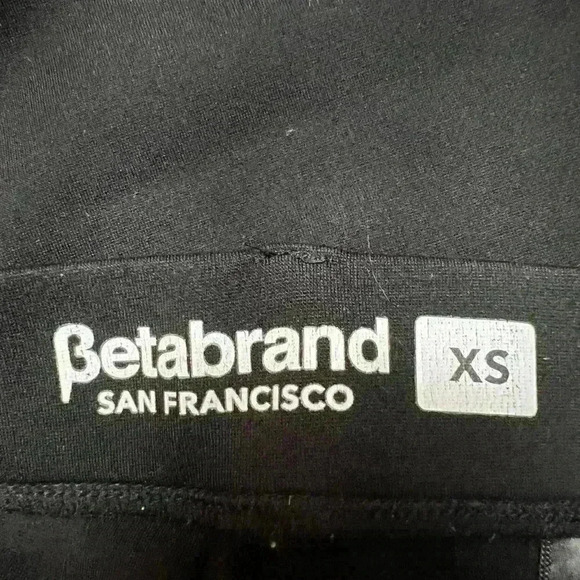 BETABRAND Classic Dress Pant Yoga Pants Crop Classic Fit Black Size XS - Picture 7 of 8